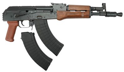 Pioneer Arms Wood Hellpup PRO 7.62x39 AK Pistol- With Picatinny Rear Trunnion